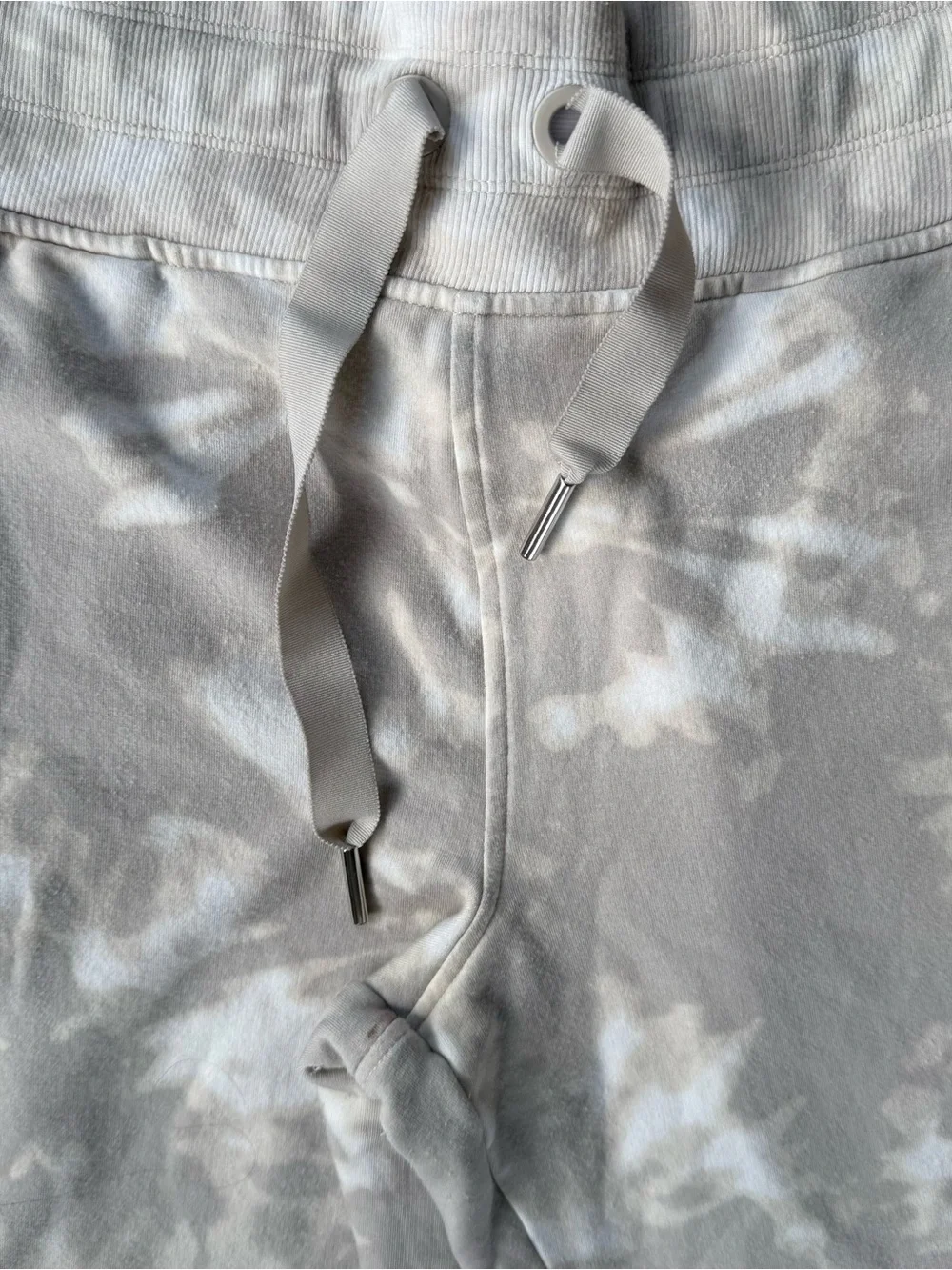 Athleta Balance Printed Jogger in Serene Light Grey Heather Tie-Dye Size Small